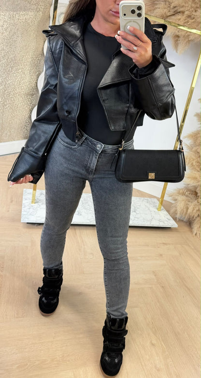 OMSLAG BOORD JACKET 800 BLACK