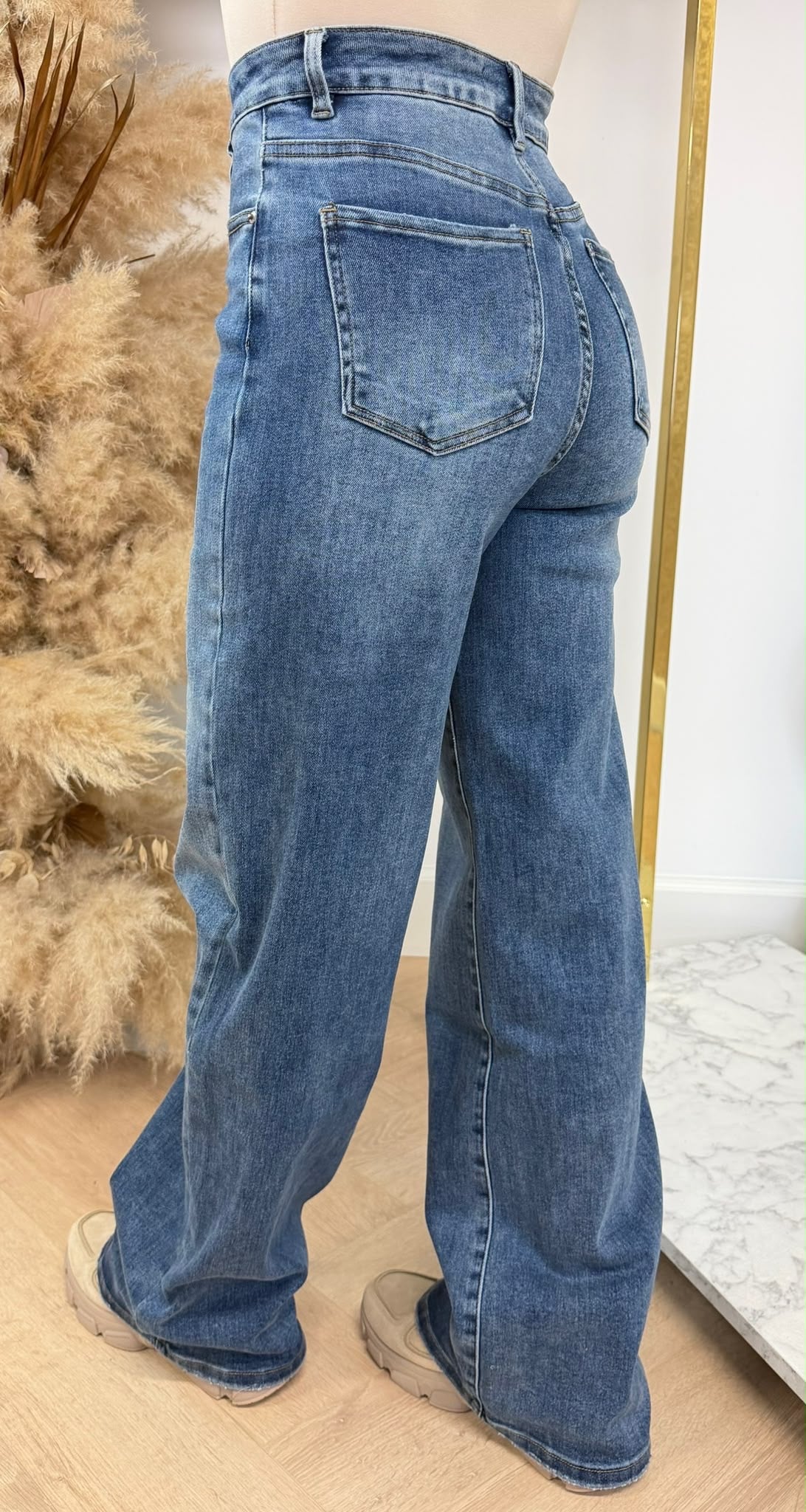 DAD FIT STRETCH JEANS 6265-2 BLUE