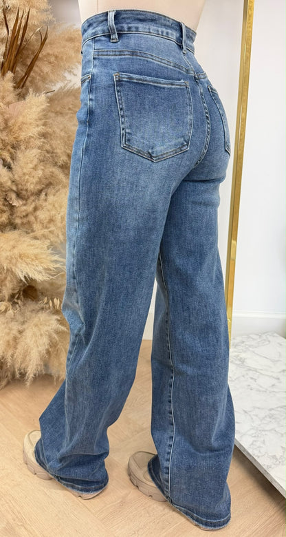 DAD FIT STRETCH JEANS 6265-2 BLUE