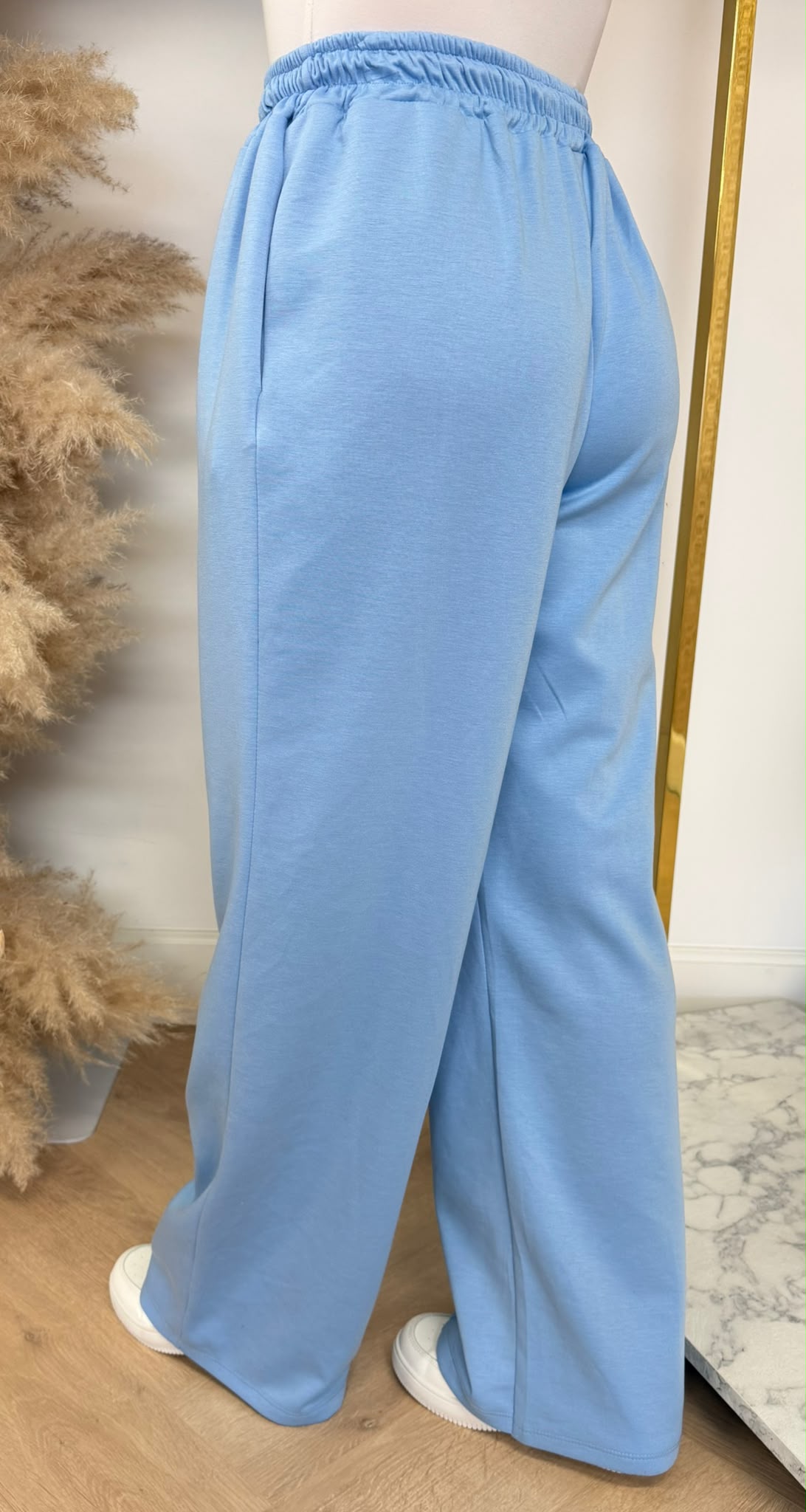 EMMY BASIC PANTS ICEBLUE