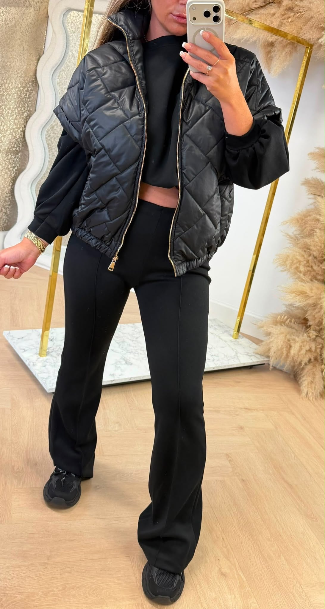 FASHION BODYWARMER BLACK