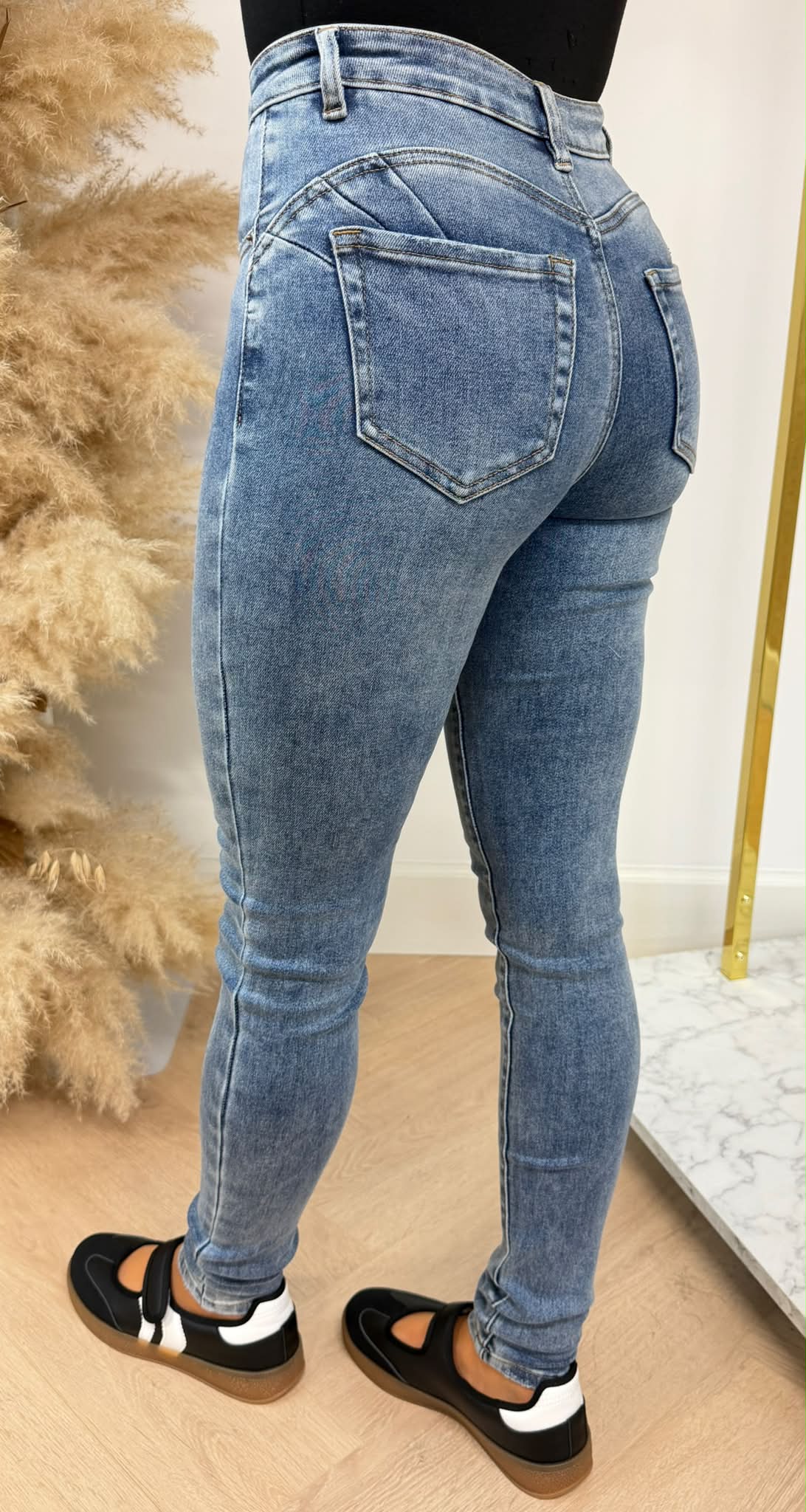 NEW SKINNY JEANS 5399-7 JEANSBLUE