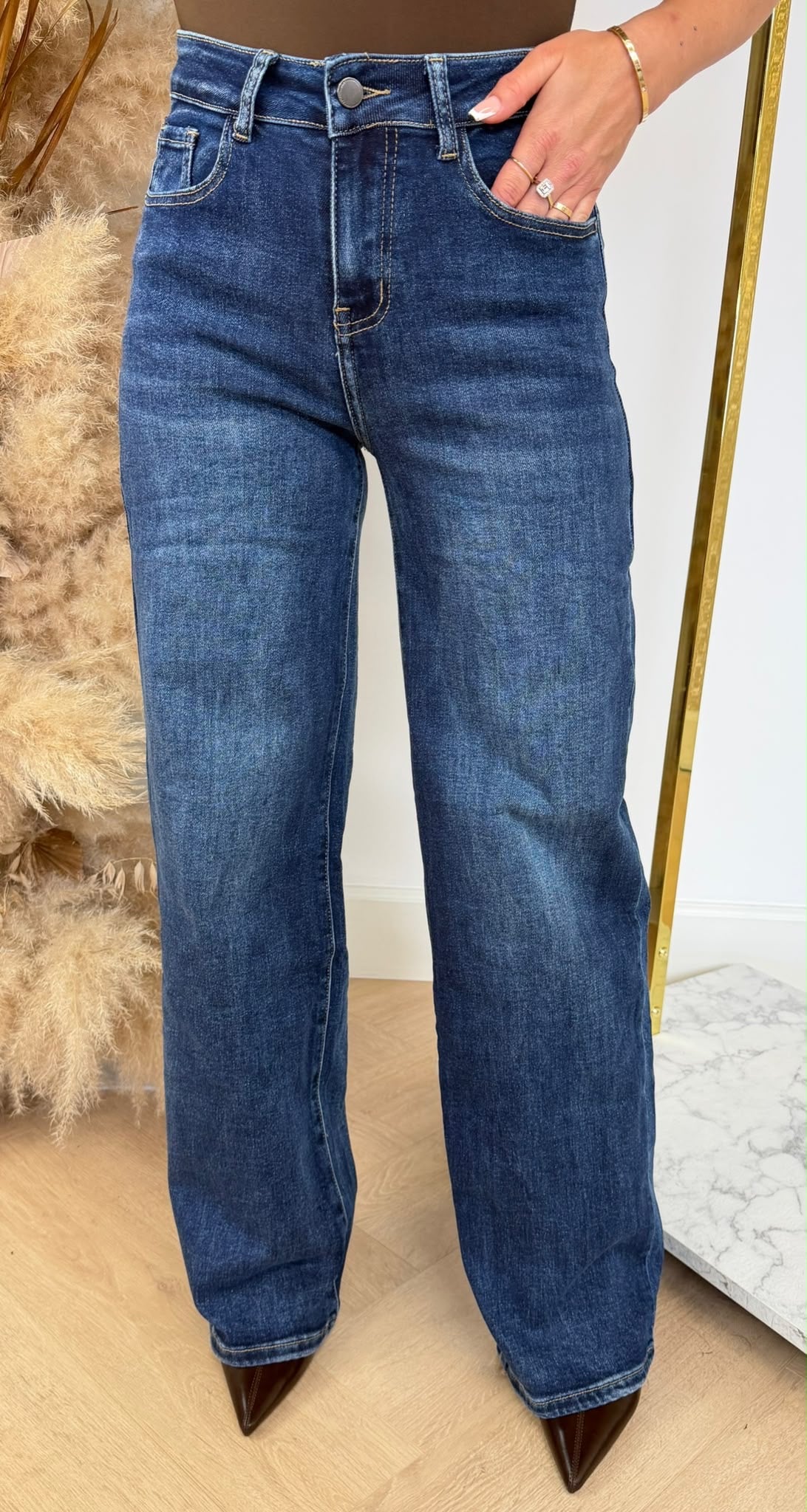 LEV WIDE LEG BASIC JEANS 1996 DARKDENIMBLUE