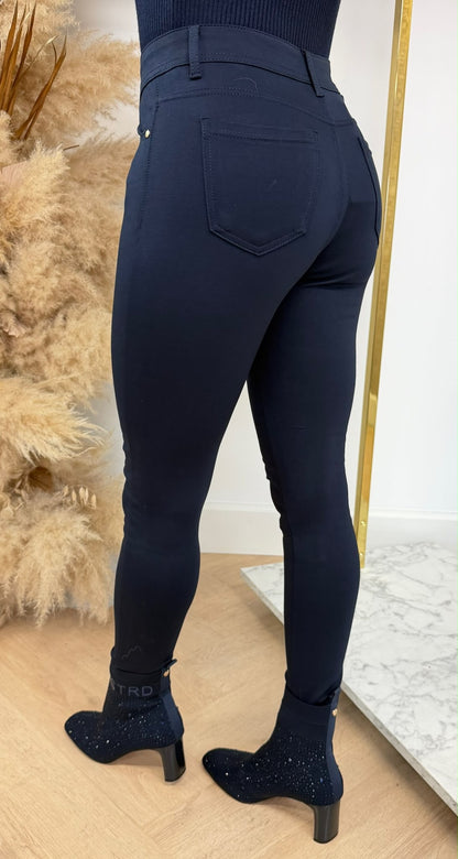 STRETCHY PANTS 68071-3 NAVY