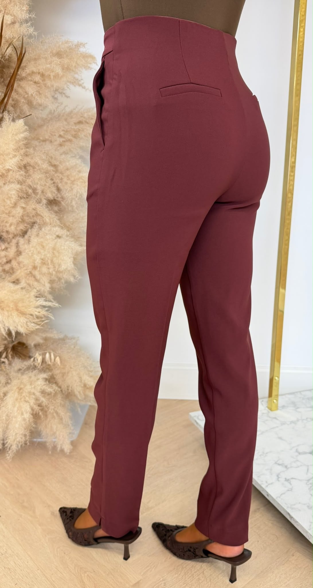 LULU MARY PANTALON P951 WINE