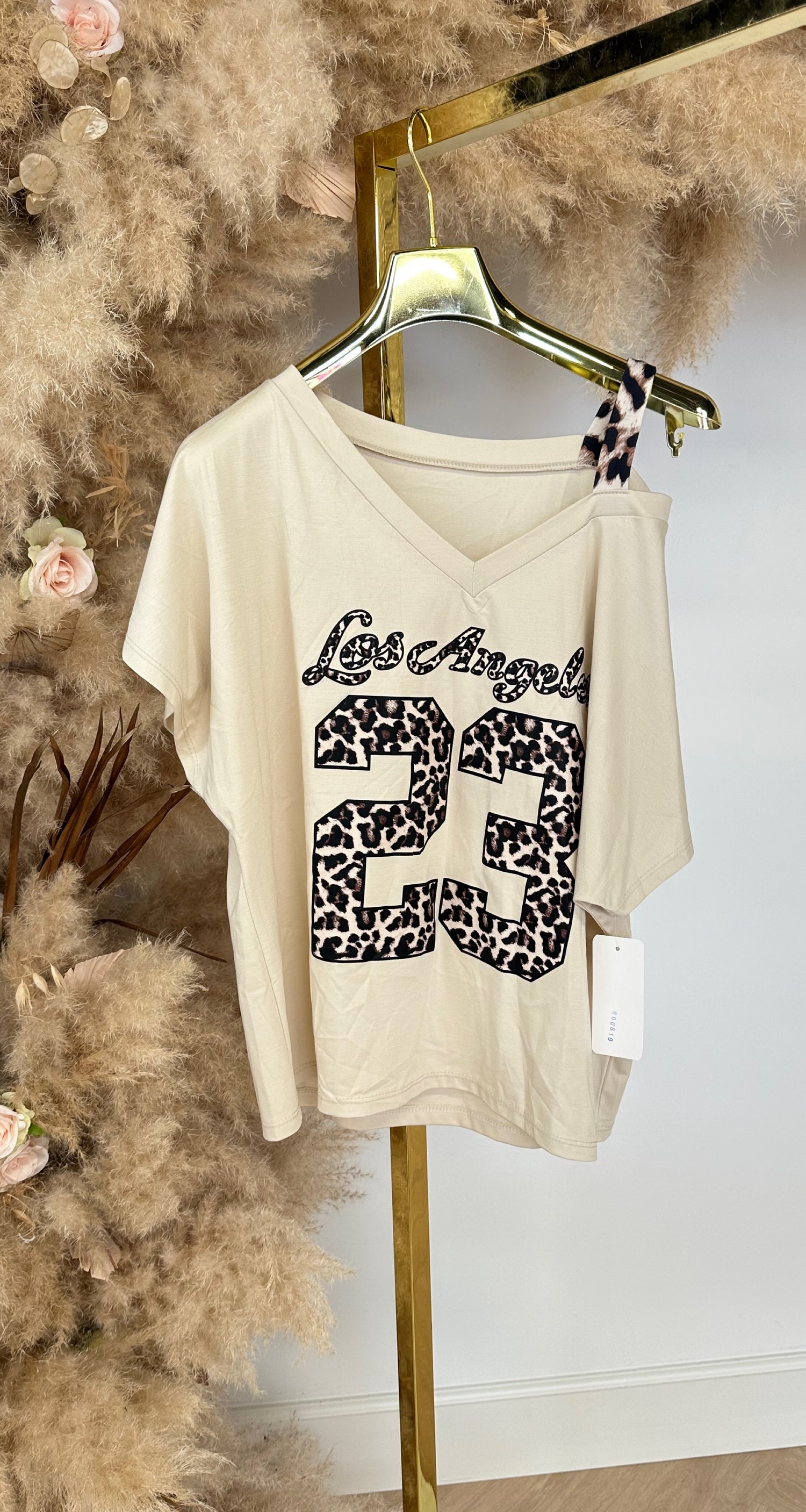 ANOUK LA LEOPARD 23 SHIRT BEIGE
