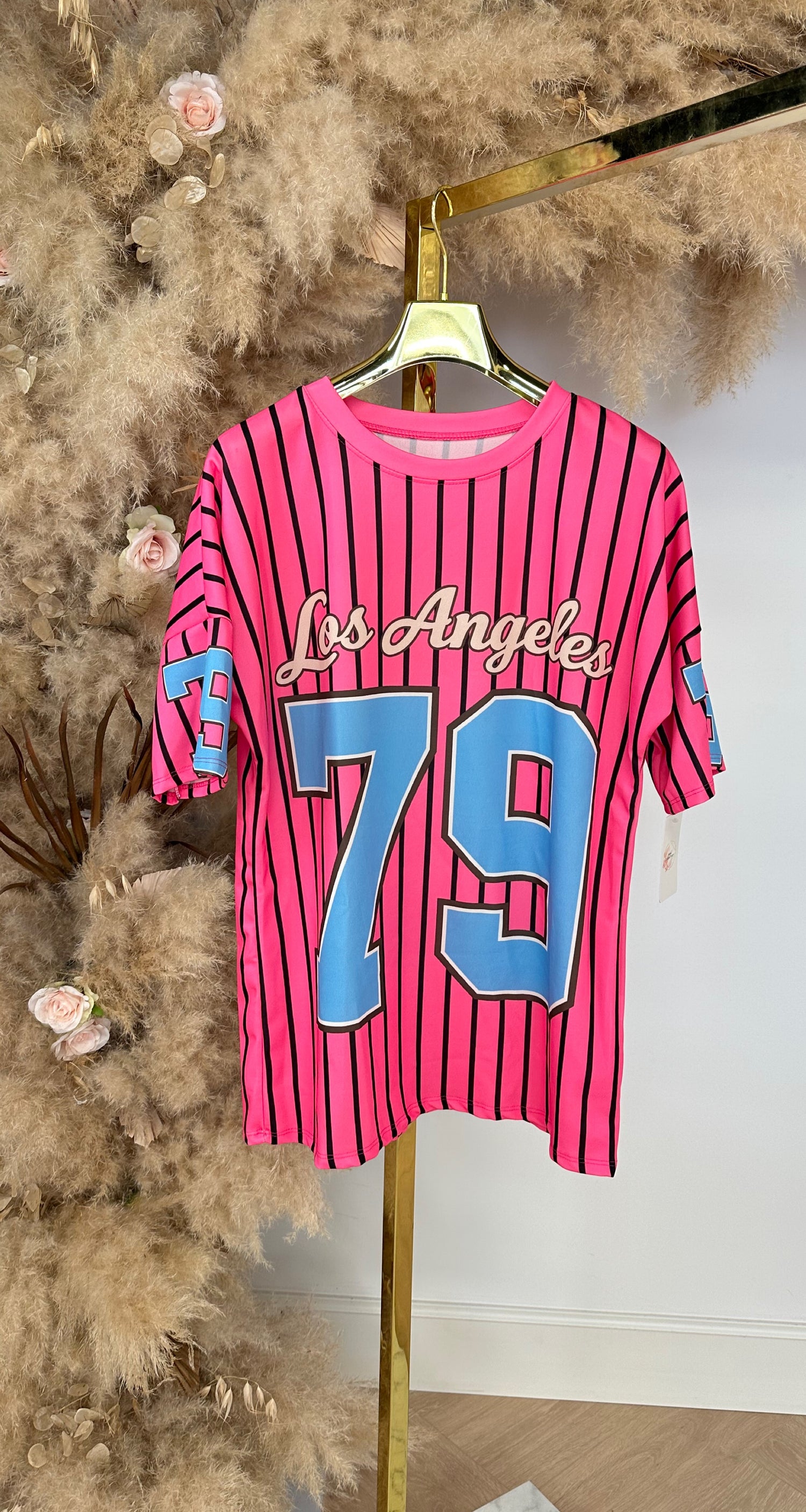 BASY LOS ANGELES LONG TEE SWEETPINK