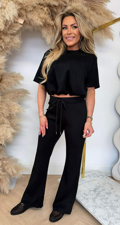 BESTSELLER MUSTY CROPPED SET ROSA