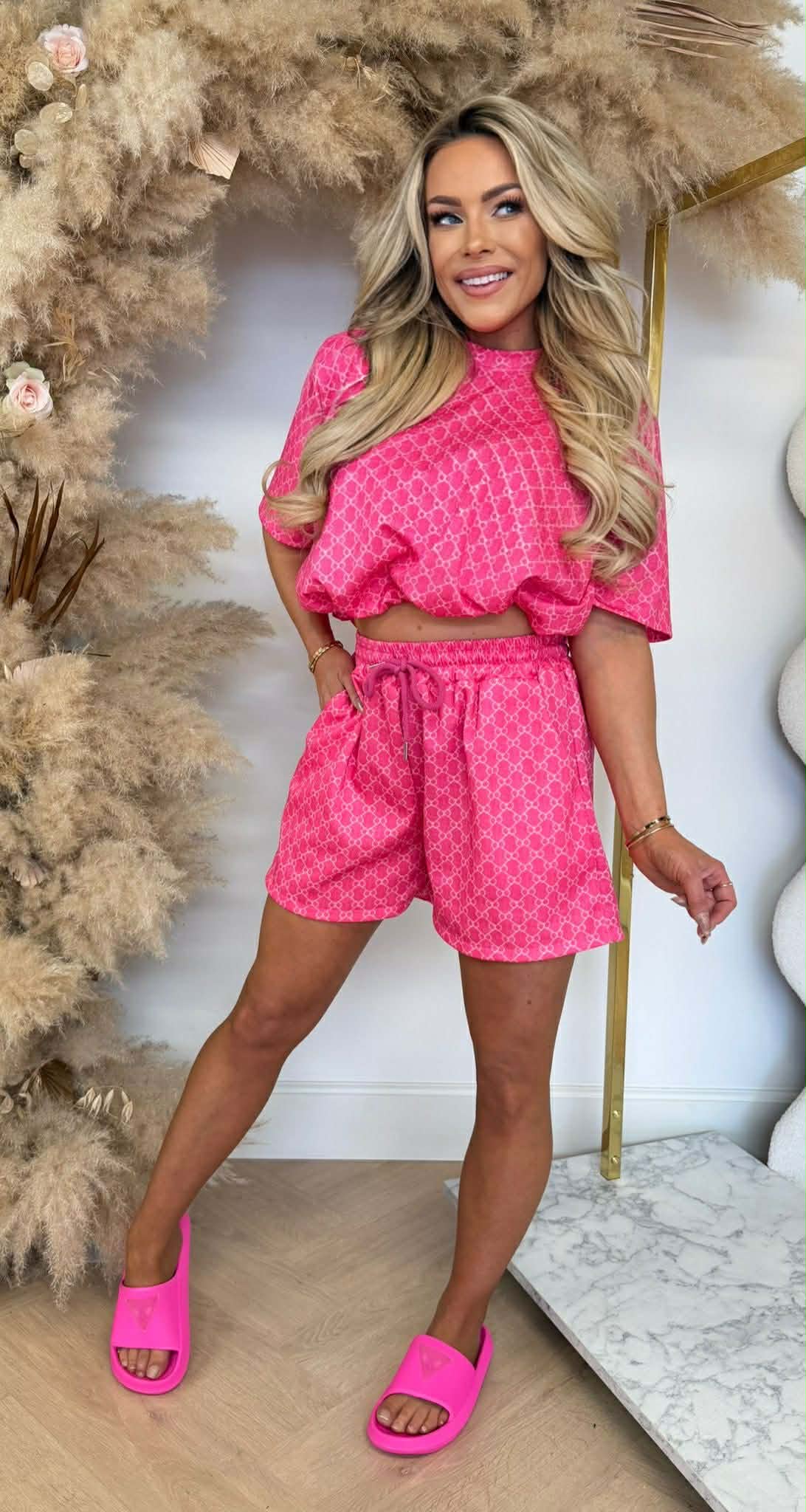 CARDI INSPIRED LOGO SET SWEETPINK