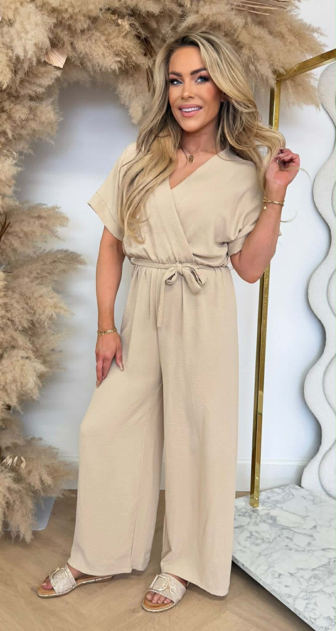 CHEY JUMPSUIT BEIGE