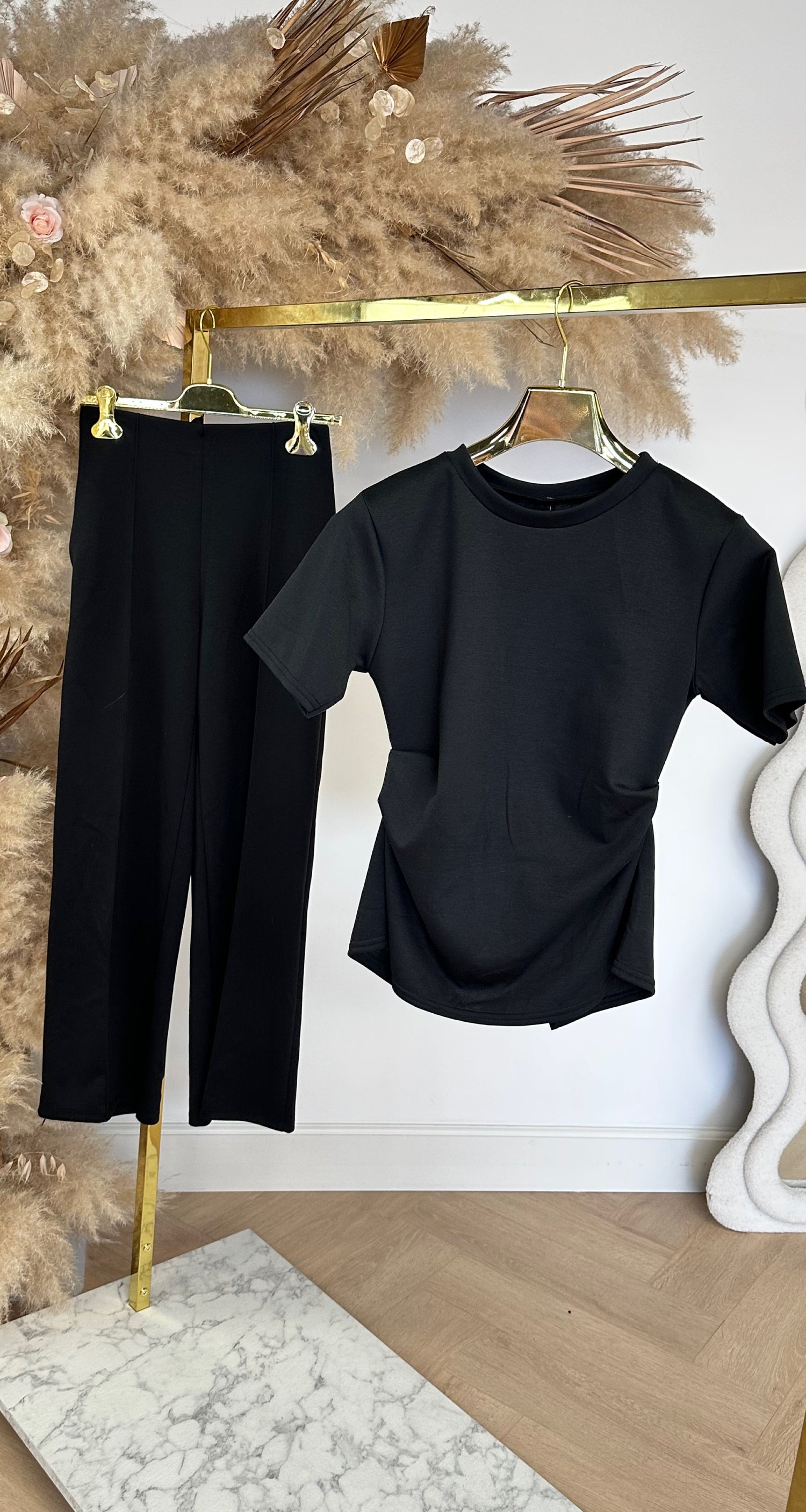 CLASSY SPLIT SET BLACK