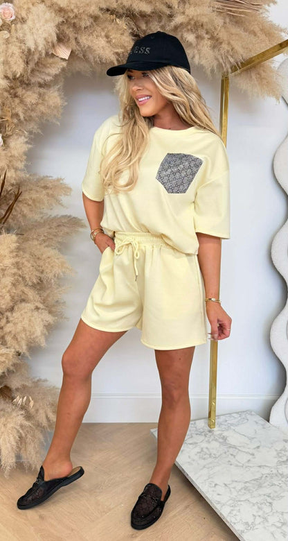 DALIA DESIGNER POCKET SET BUTTERYELLOW