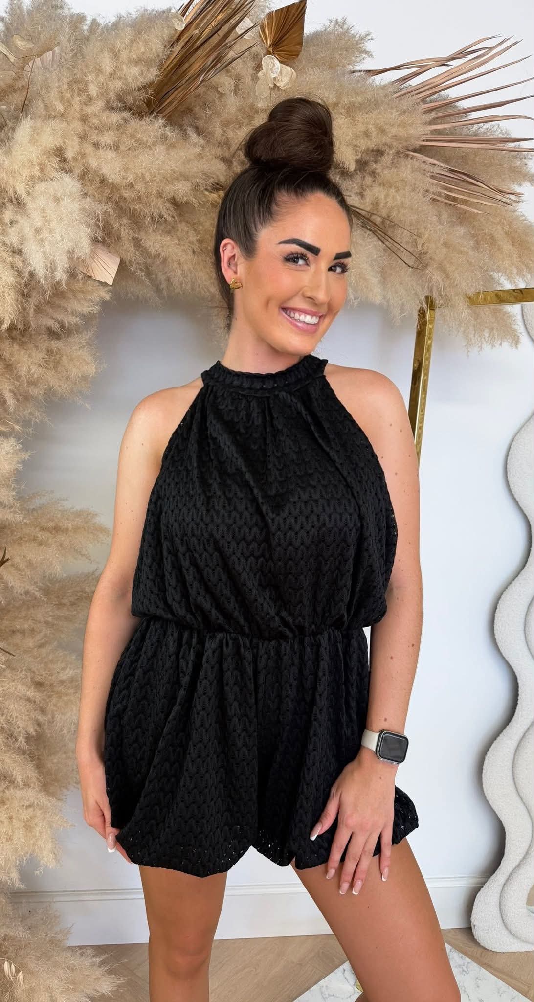 FASHION PLAYSUIT BLACK