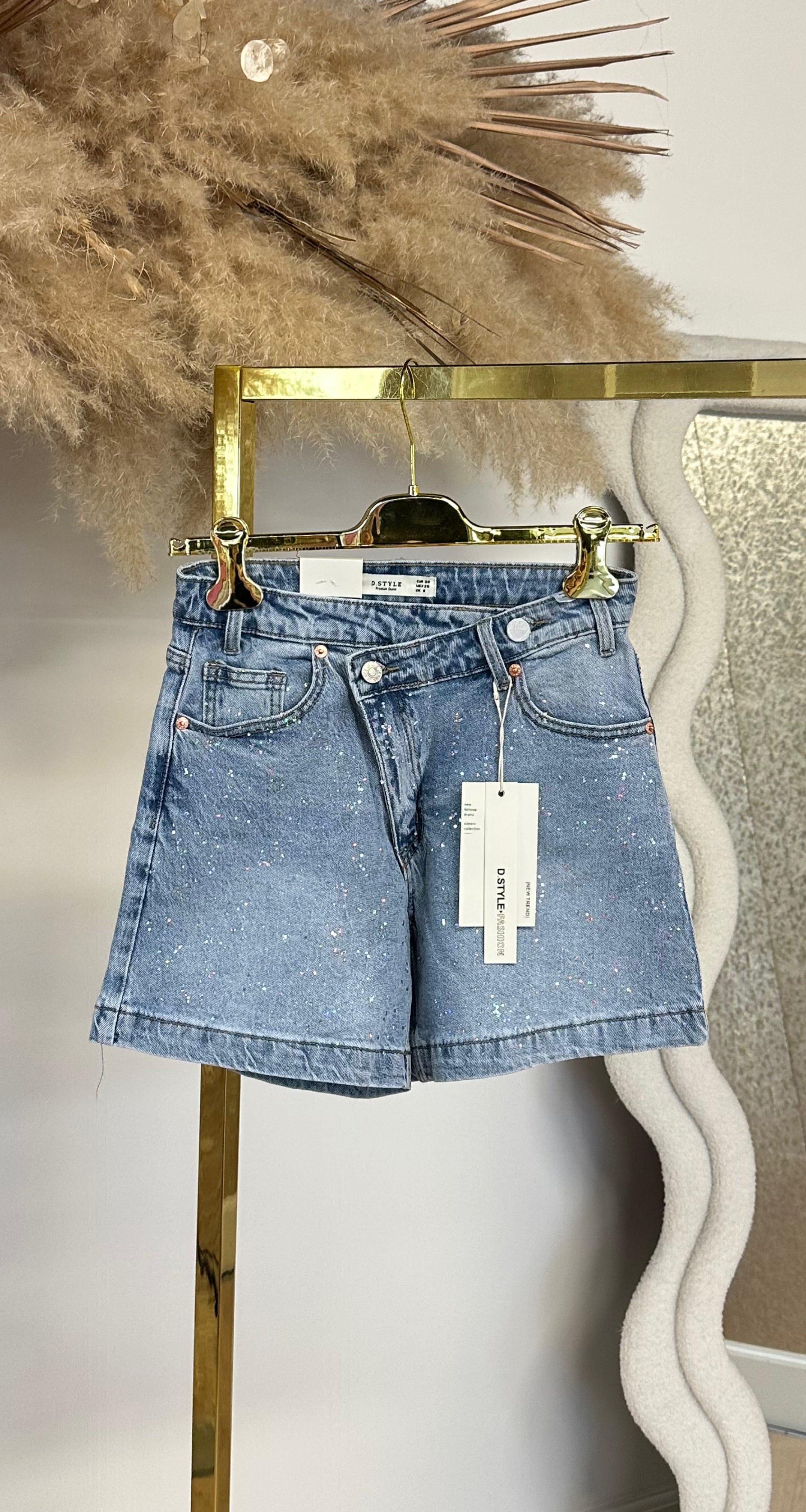GLITZ DENIM SHORT 2292-1 LIGHTDENIM