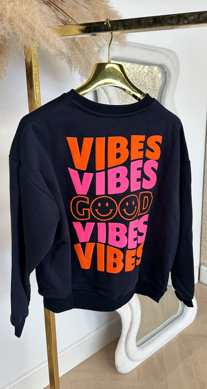 GOOD SMILEY SWEAT 690384-20 NAVY