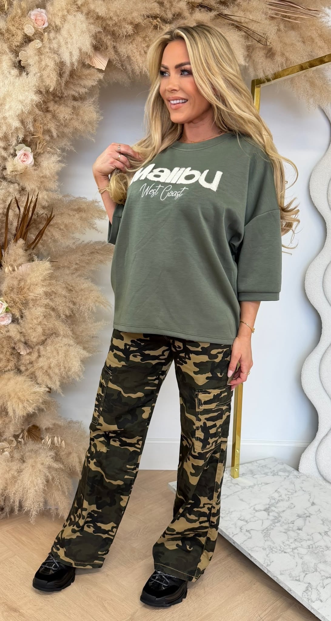 WEST COAST MALIBU TEE ARMYGREEN