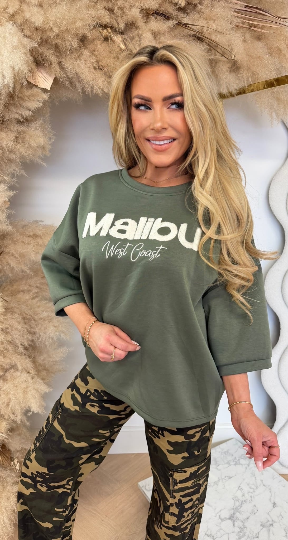 WEST COAST MALIBU TEE ARMYGREEN