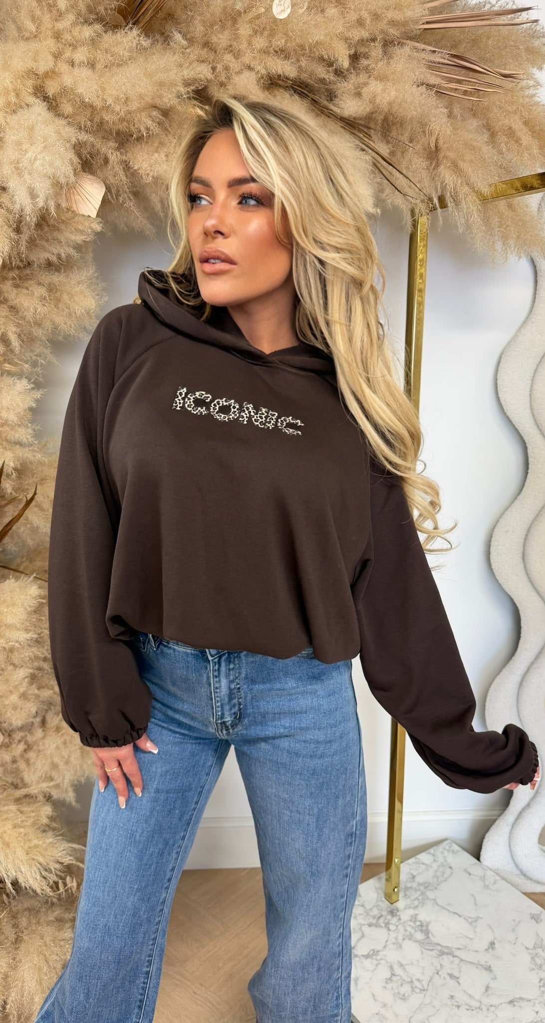 ICONIC LEO HOODIE 20421-1 CHOCO