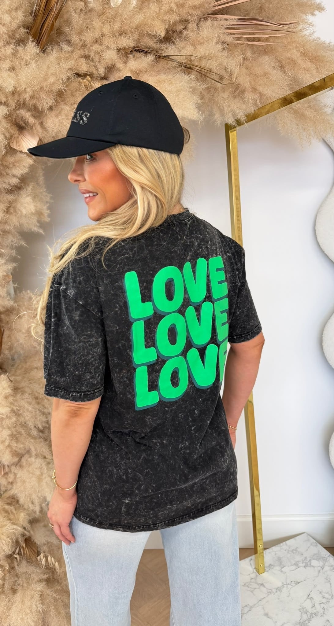 LOVE LOVE LOVE TEE 321 BLACKCOATING