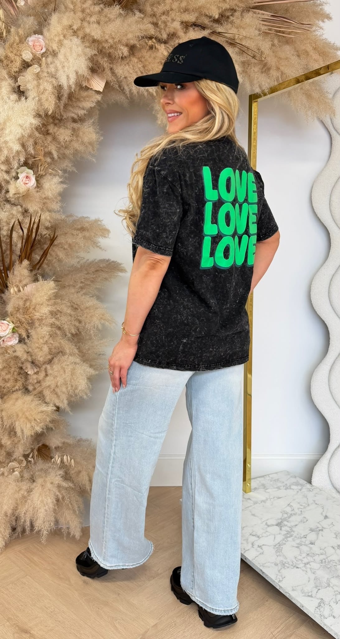 LOVE LOVE LOVE TEE 321 BLACKCOATING