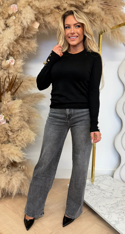 SIMPLE STRETCH TOP 9830 BLACK