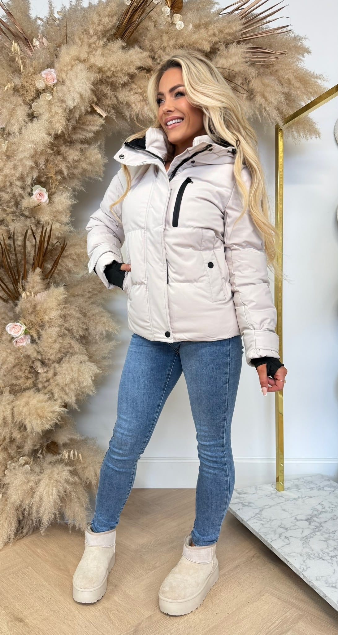 PUFFER MUSTHAVE JACKET 7588 BEIGE