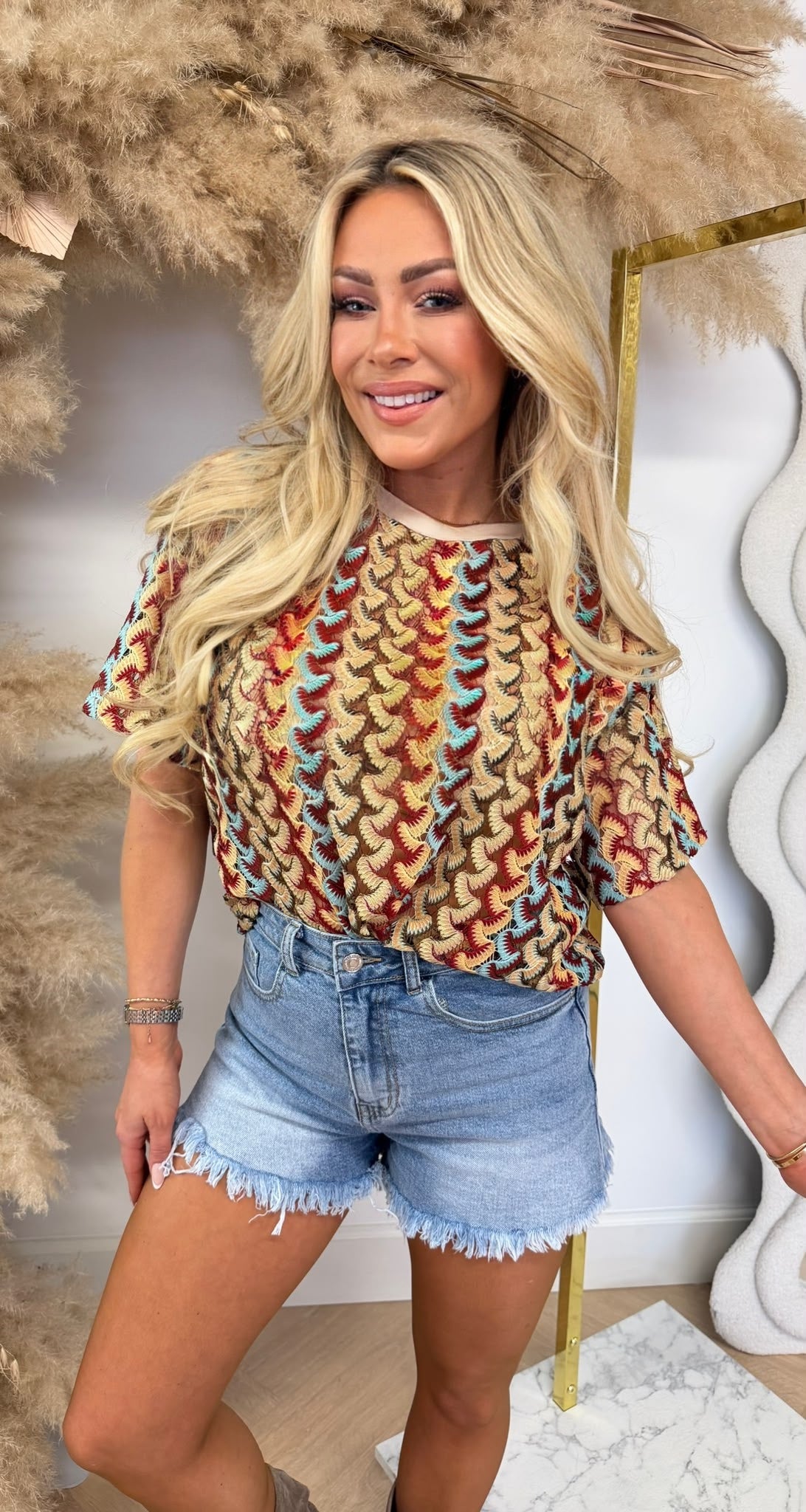 MACY WAVE TOP BEIGE