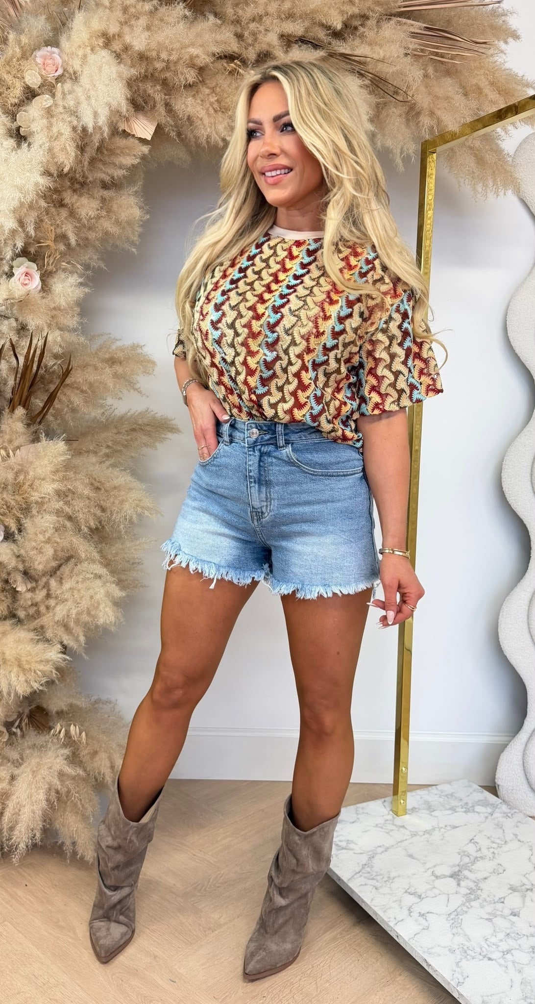 MACY WAVE TOP BEIGE