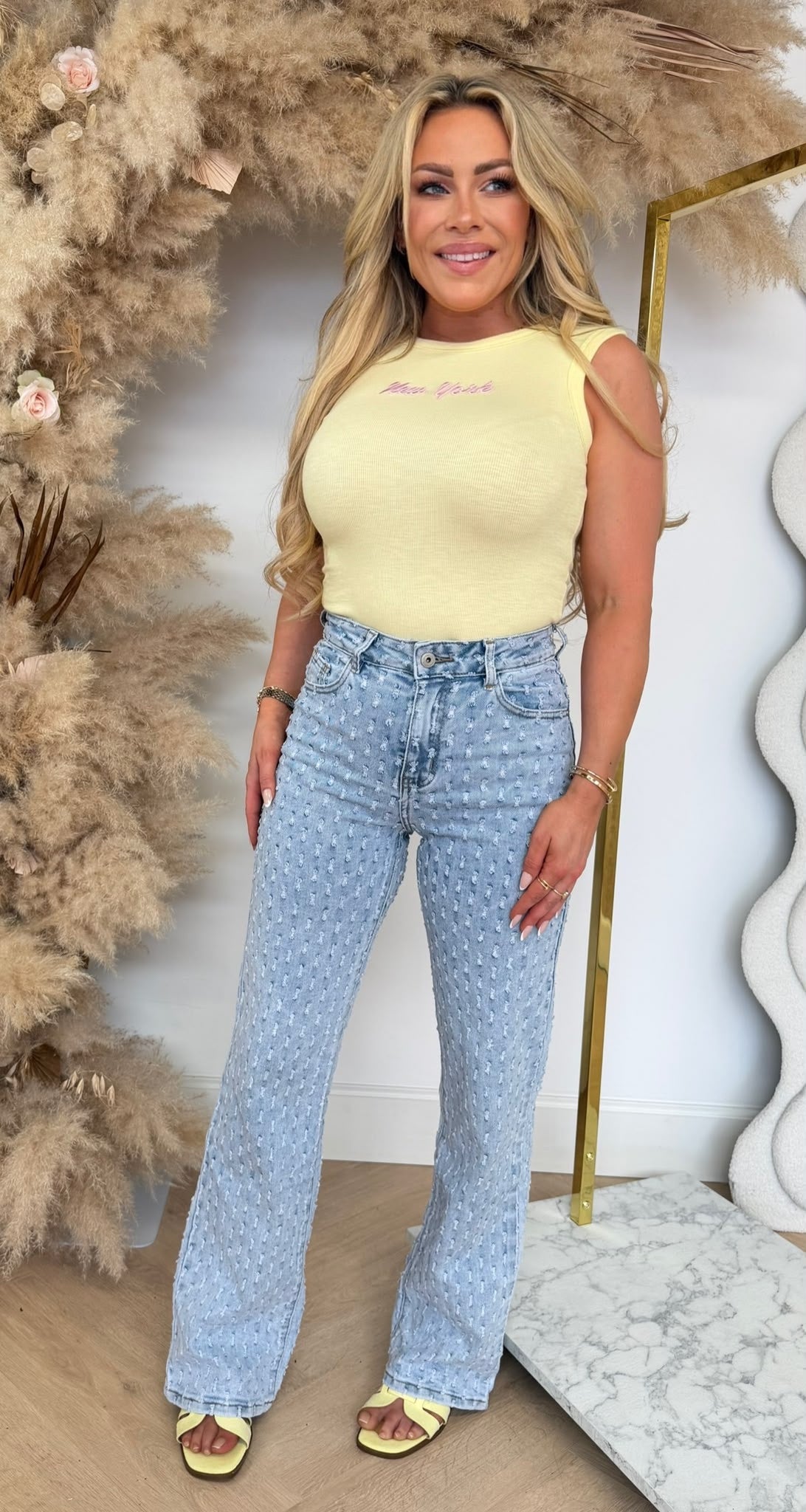 NEW YORK TANKTOP 8011600 YELLOW