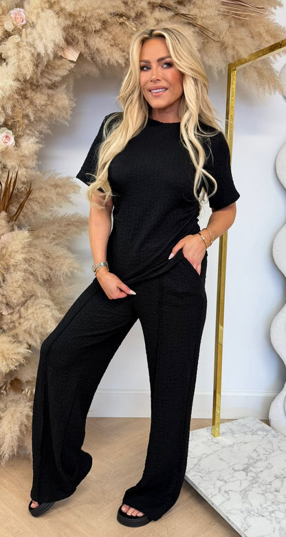 NINI STRETCHY SET BLACK