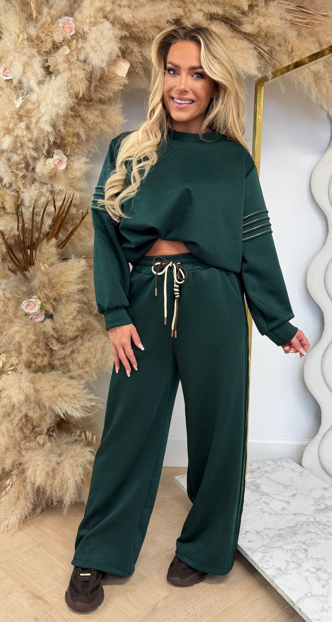 NAOMI GOLDY SET GUCGREEN