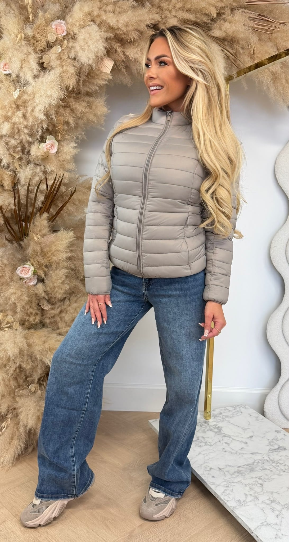 MID SEASON JACKET 703 TAUPE