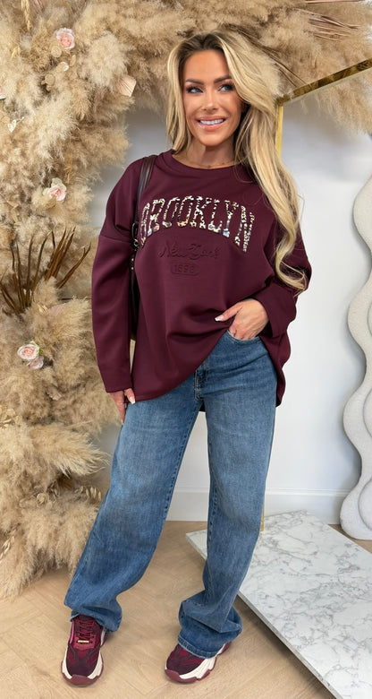 BROOKLYN TOP BORDEAUX