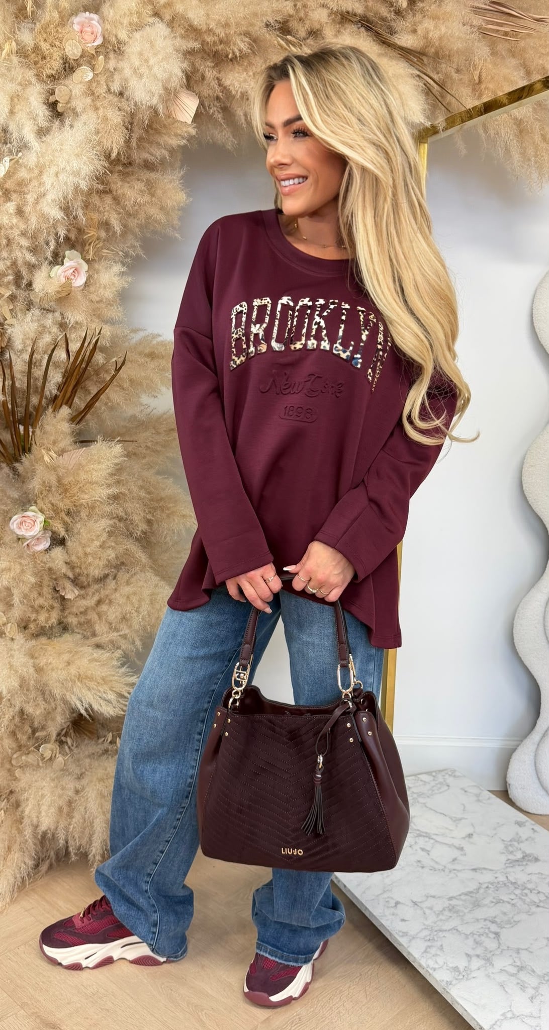 BROOKLYN TOP BORDEAUX
