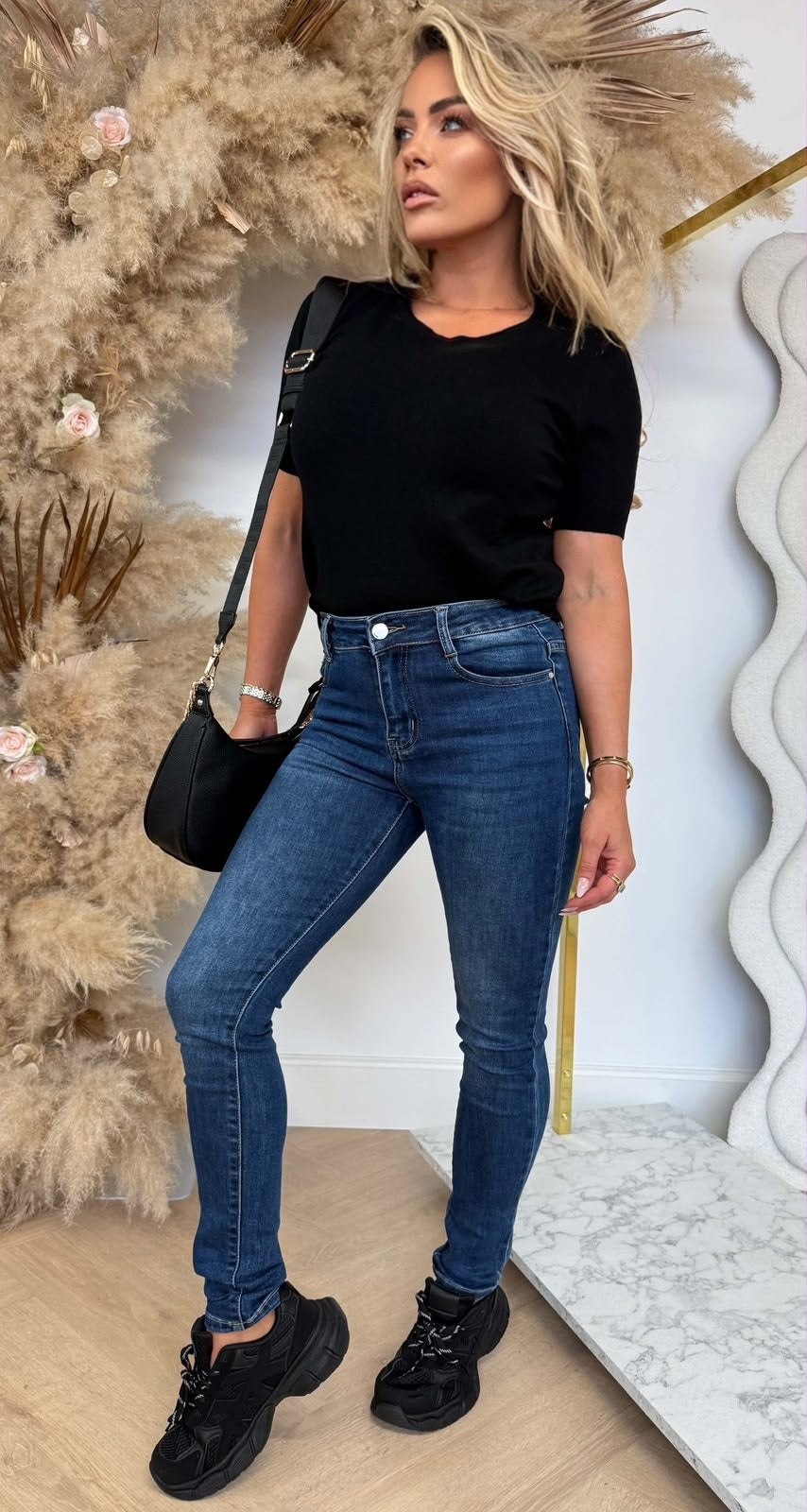 LISSIMO BASIC STRETCH TOP 8514 BLACK