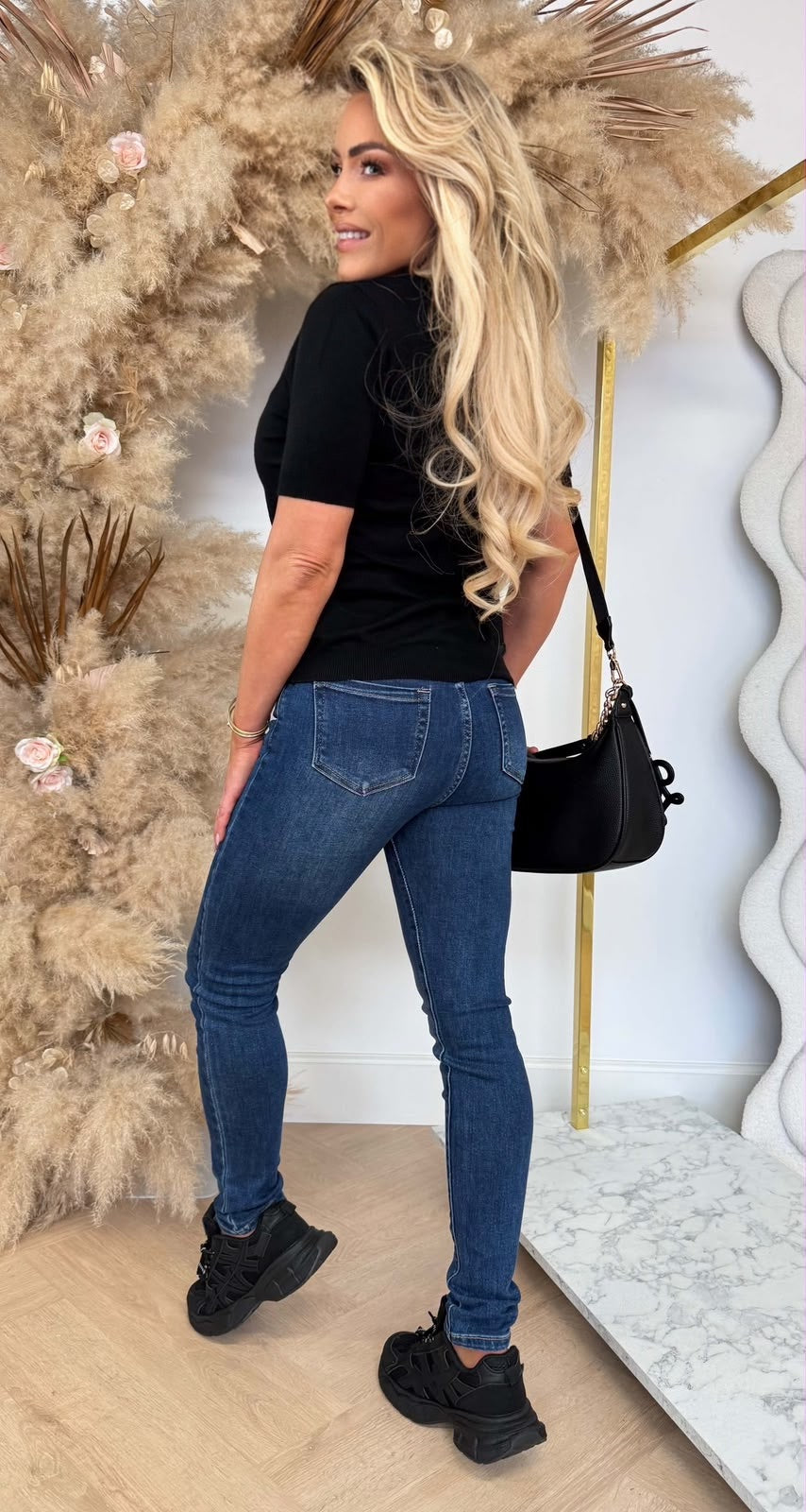 LISSIMO BASIC STRETCH TOP 8514 BLACK
