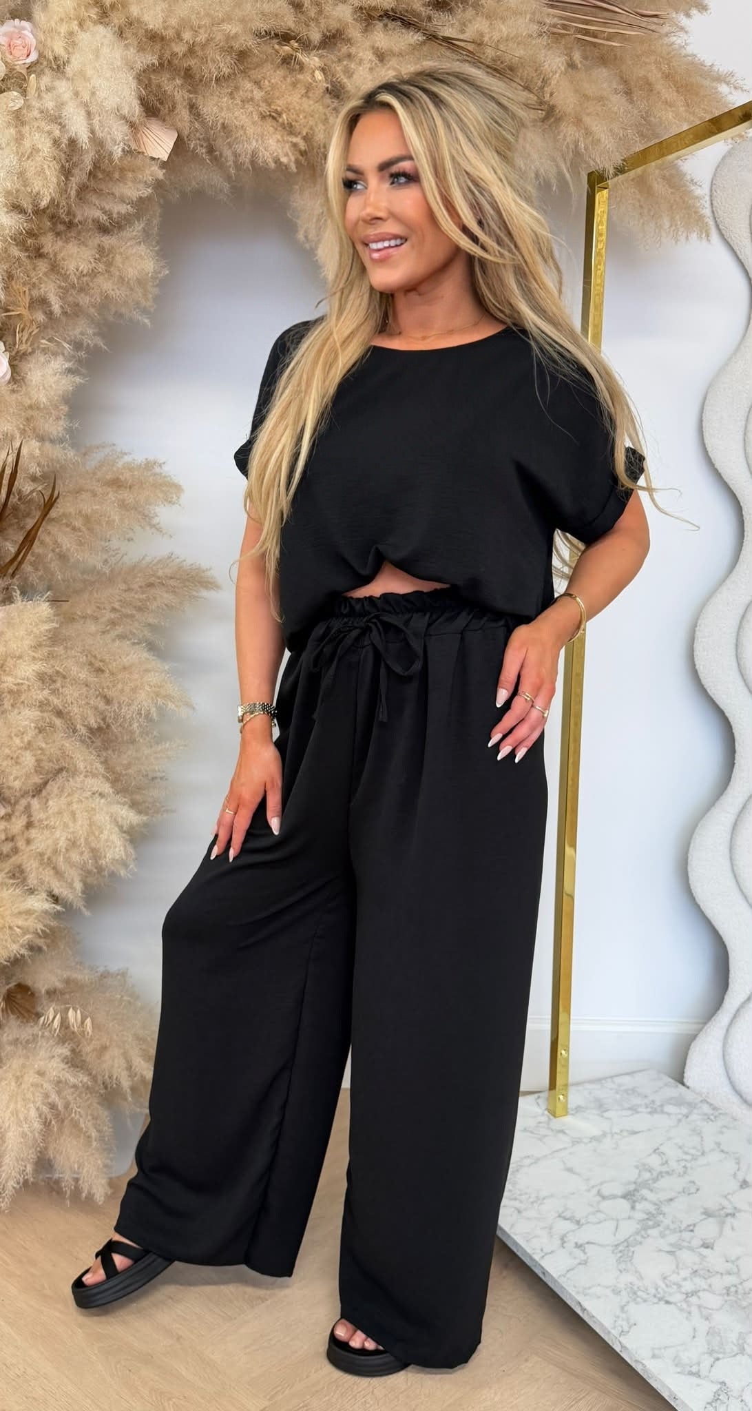 EVERYDAY CO-ORD SET BLACK