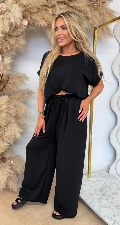 EVERYDAY CO-ORD SET BLACK