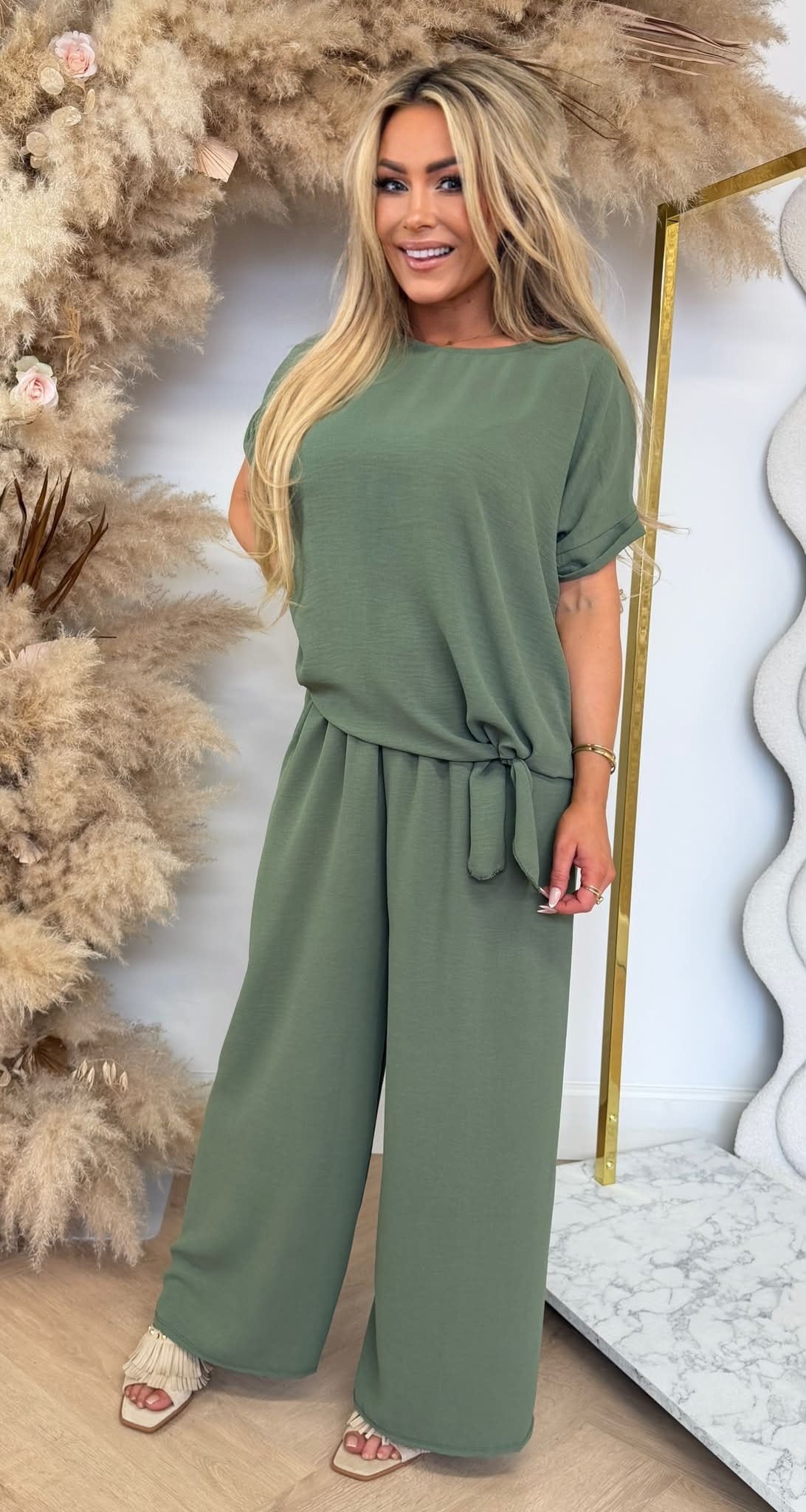 EVERYDAY CO-ORD SET ARMYGREEN
