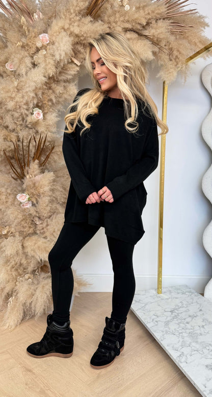 COMFY 2 PIECE SET 9818 BLACK
