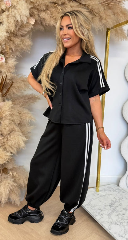 CHAYENNE STRIPE SET BLACK