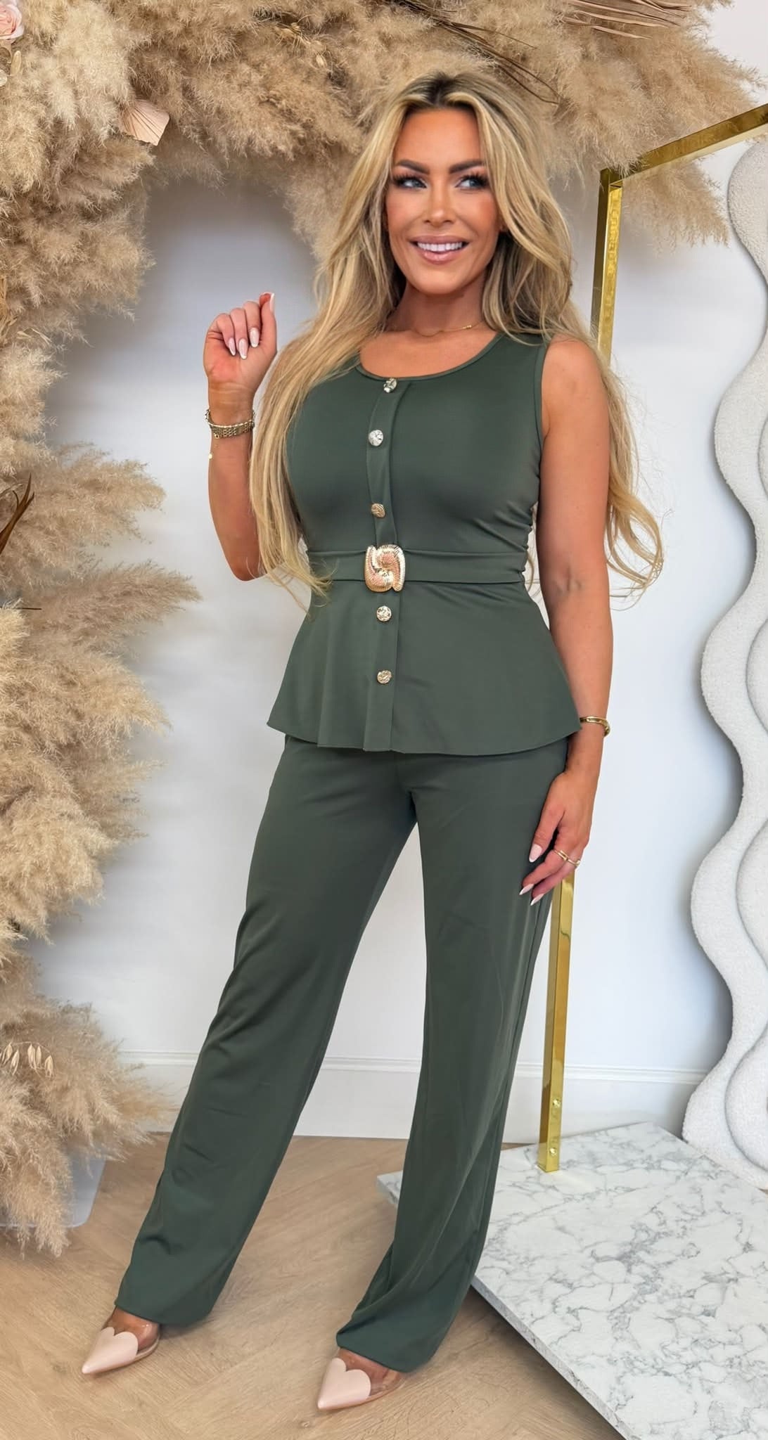 KARINA GÜRTEL-SET ROSA