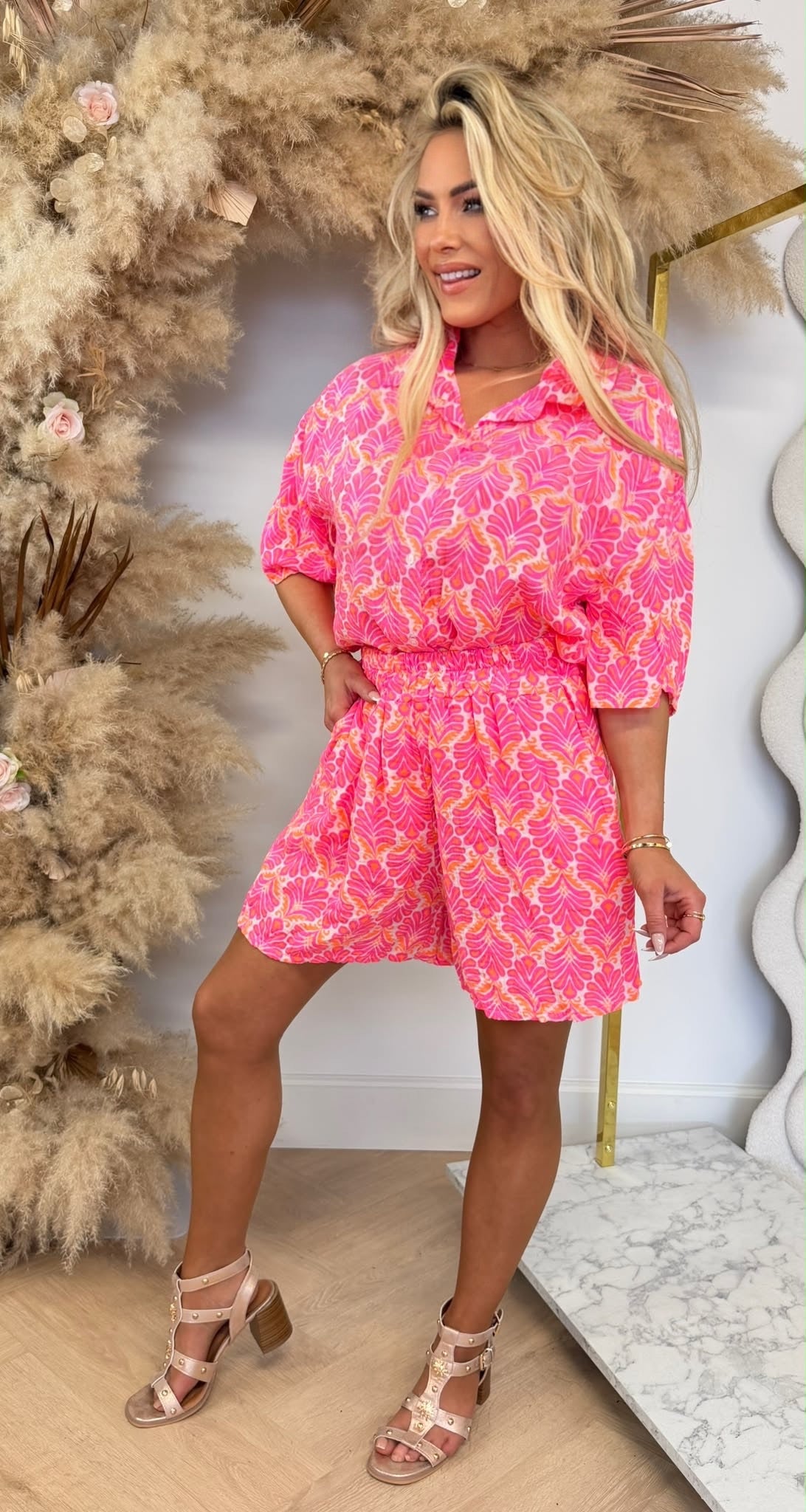 HAWAII SET ORANGE/FUCHSIA