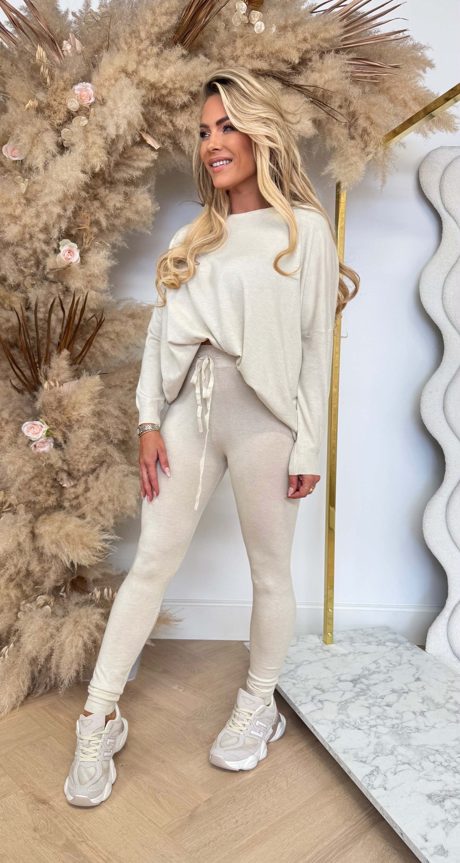 COMFY 2 PIECE SET 9818 BEIGE