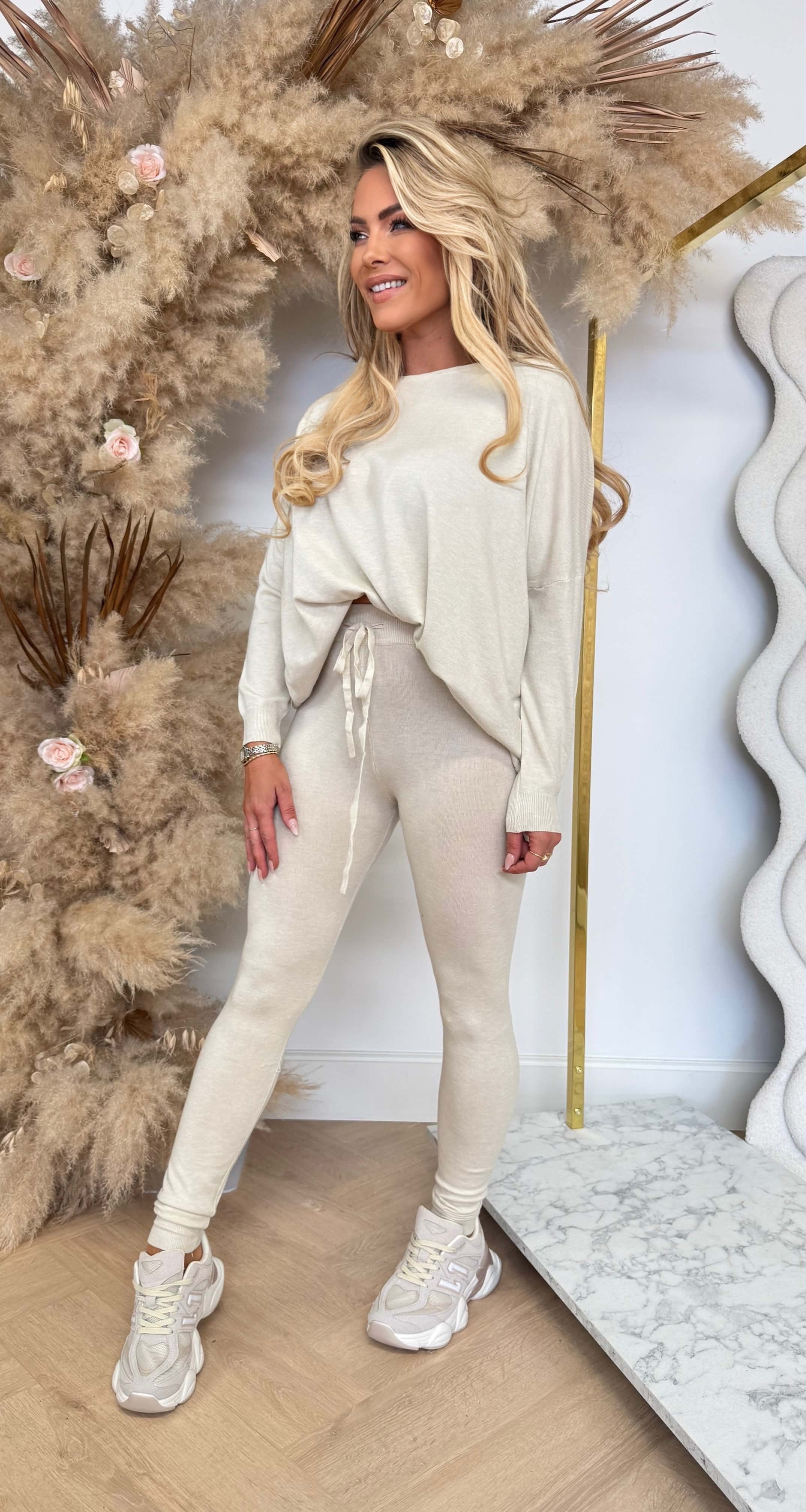COMFY 2 PIECE SET 9818 BEIGE