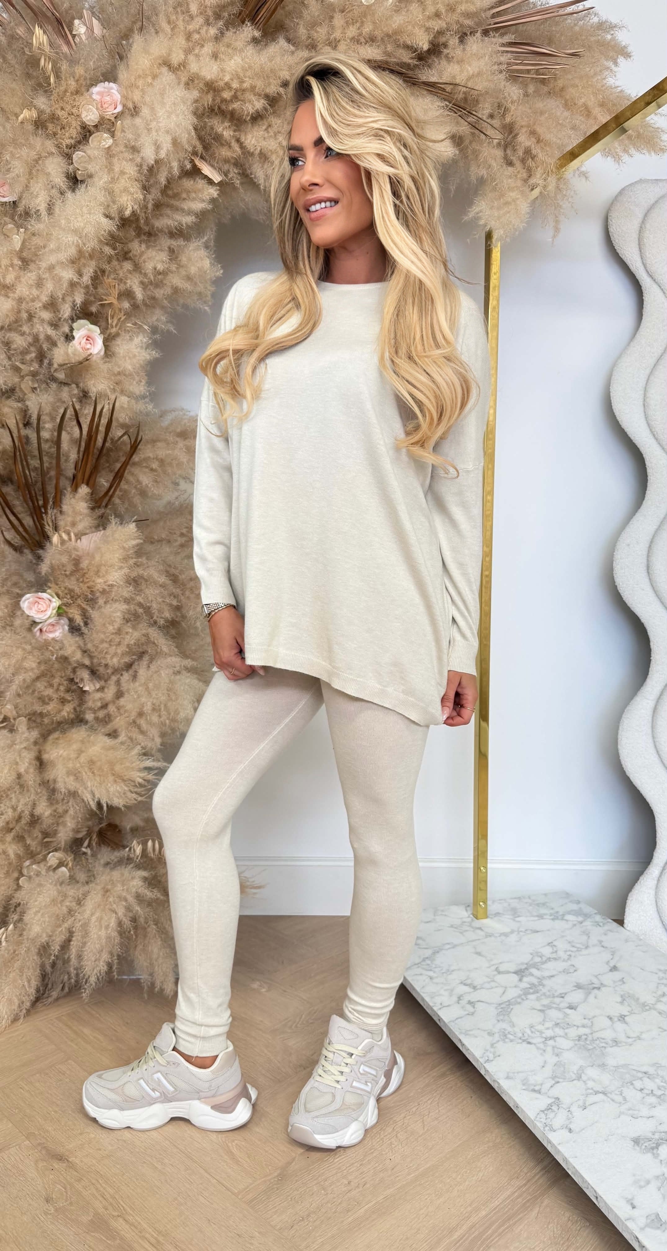 COMFY 2 PIECE SET 9818 BEIGE