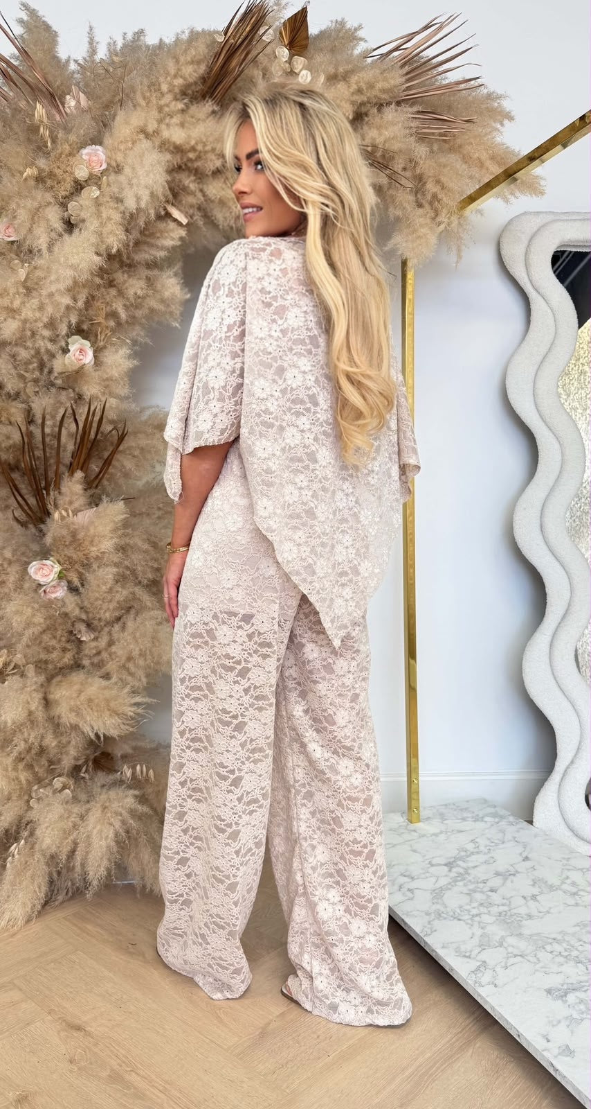 MY FAVORITE LACE SET BEIGE