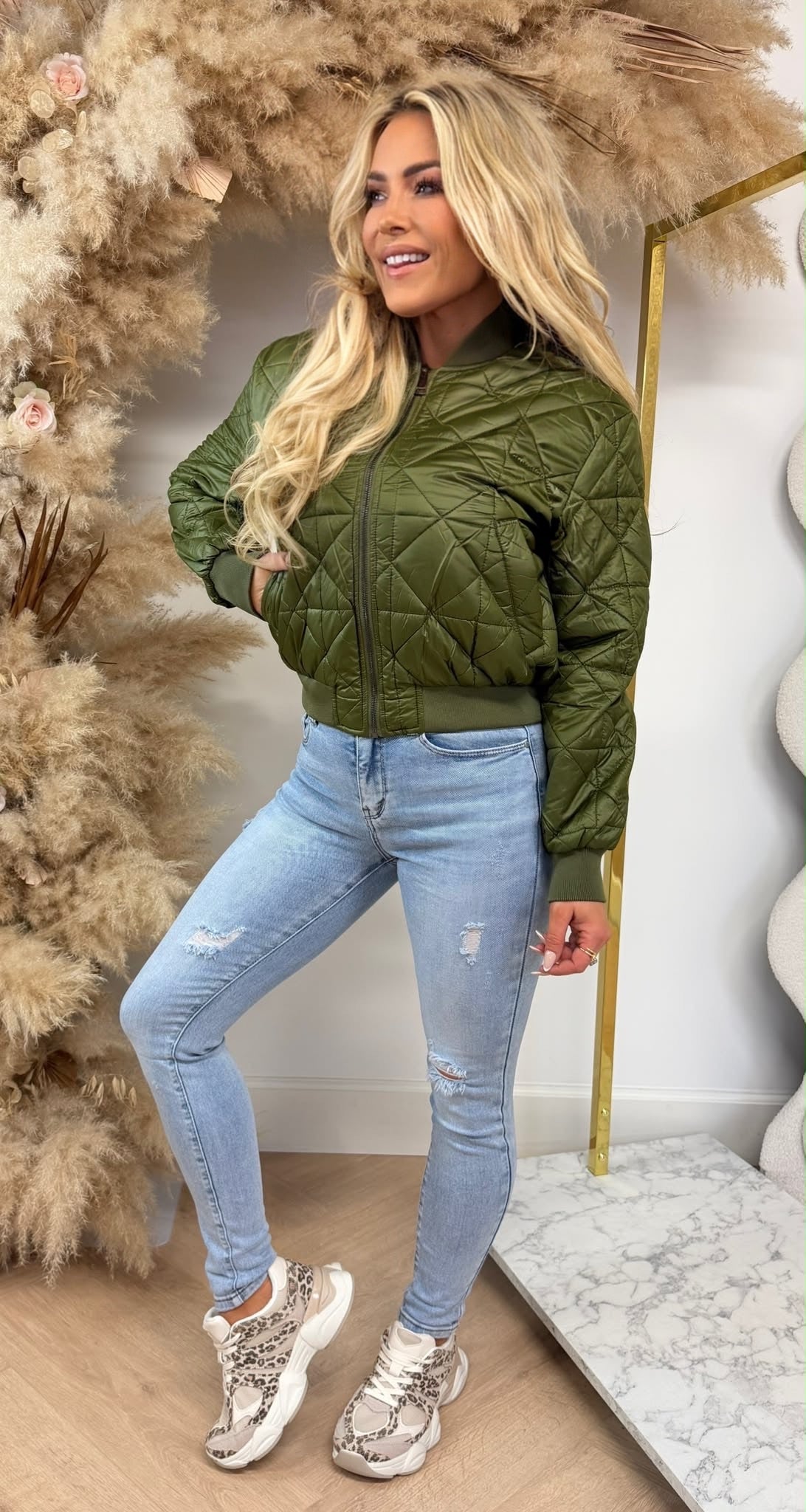 LIGHTWEIGHT JACKET 8683 ARMYGREEN