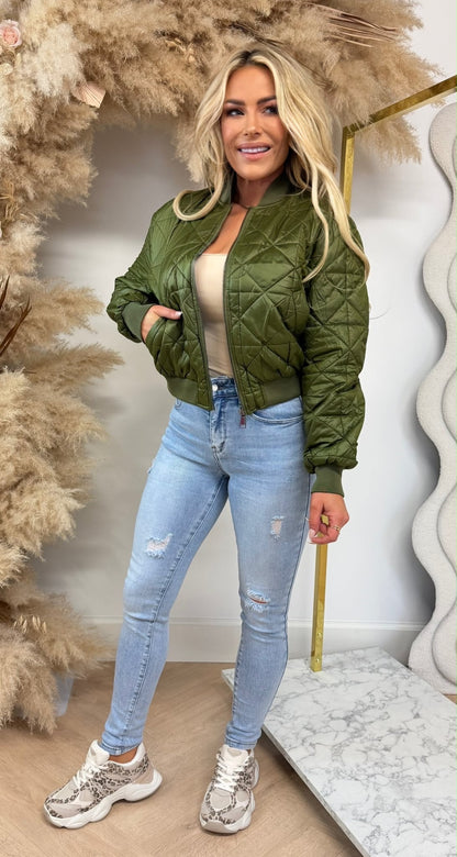 LIGHTWEIGHT JACKET 8683 ARMYGREEN