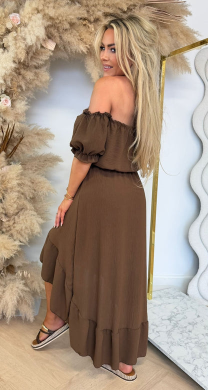MYRTE 2 PIECE SET CHOCO